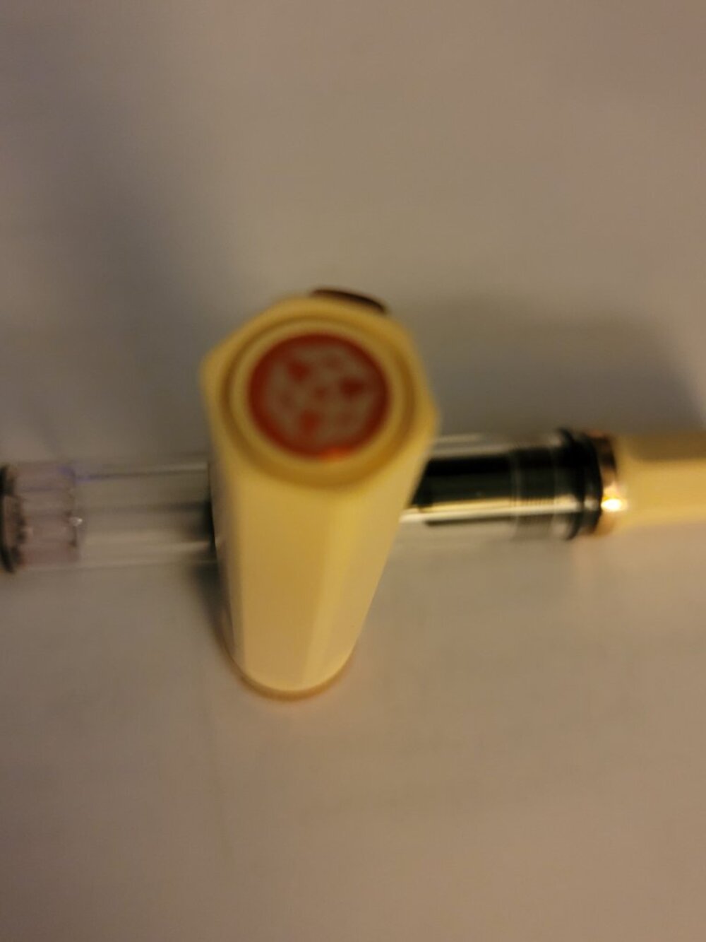 (Preloved)TWSBI ECO Crème w/ Rose Gold Fountain Pen - Broad - Limited Edition - Picture 6 of 10